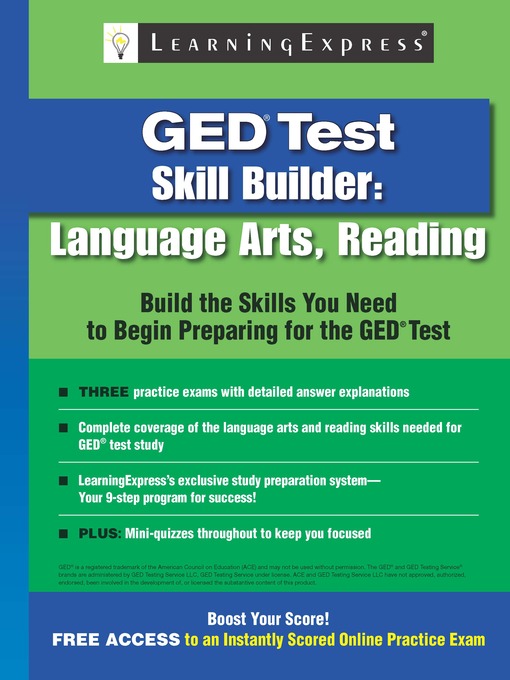 Title details for GED Test Skill Builder by Learning Express, LLC - Available